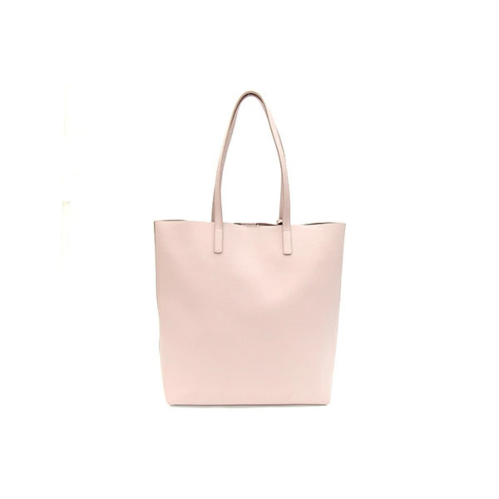 Saint Laurent Beige Vertical South Bag North Pink Leather Shopping Tote